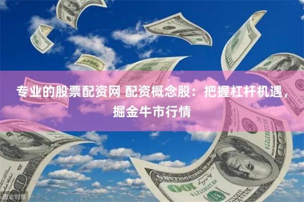 专业的股票配资网 配资概念股：把握杠杆机遇，掘金牛市行情